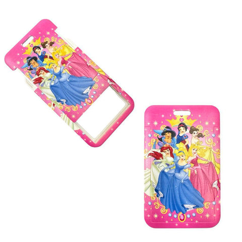 ID Card Badge Holder - Disney - Disney Princesses (Pink)