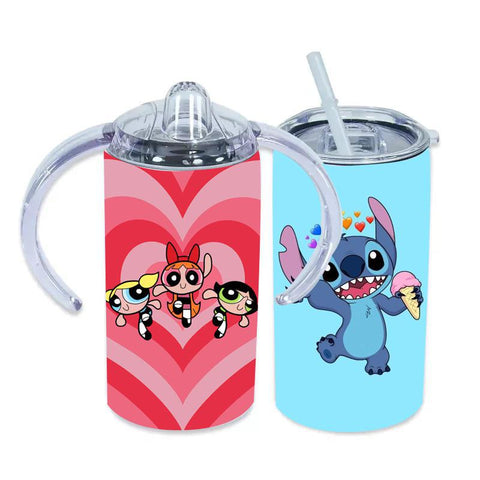 Personalized Tumblers 12oz With Handles & Splash-Proof Lid