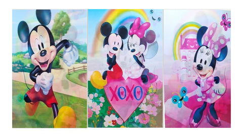 3D Lenticular Poster - Disney - Mickey & Minnie (XOXO)