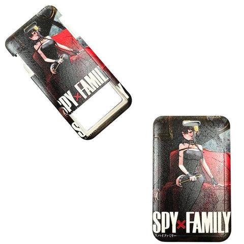 ID Card Badge Holder - Spy Family - Yor Forger Red Couch