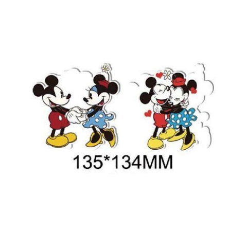 3D Lenticular Sticker - Disney - Mickey & Minnie