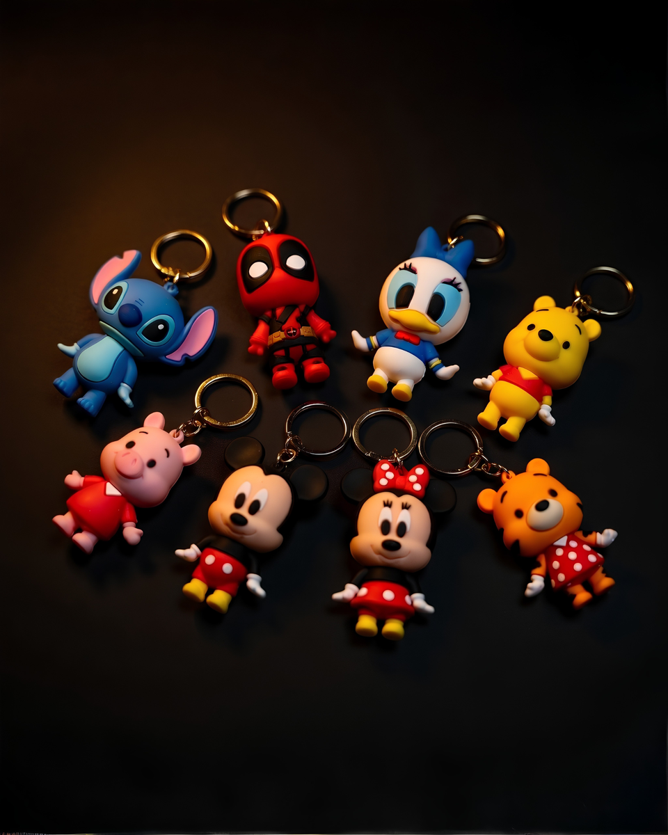 3D PVC Figure Keychains — Anime & Character | Dream's Arts