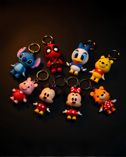 3D PVC FIGURE KEYCHAINS