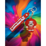 3D PVC Figure Keychain - Mafalda - Susanita Red Dress