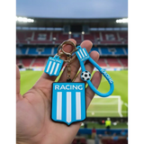 3D PVC Figure Keychain - Football Club - Racing Club Logo