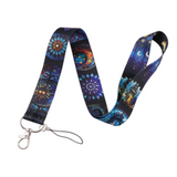 Lanyard - Sun and Moon Stained Glass Pattern