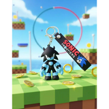3D PVC Figure Keychain - Sonic the Hedgehog - Darkspine Sonic
