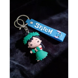 3D PVC Figure Keychain - Lilo & Stitch - Lilo And Stitch Chibi Figures