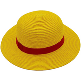 Snapback Cap - One Piece - Luffy Straw Hat With String