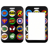 ID Card Badge Holder - DC Comics - Multiple DC Comics Characters And Logos