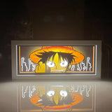 3D Paper Carving Light Lamp - One Piece - Monkey D. Luffy