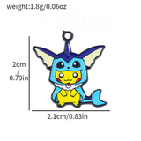 Bracelet Charm - Pokemon - Pikachu dressed as Articuno