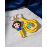 3D PVC Figure Keychain - Disney Princess - Snow White Apple Top Outfit