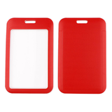 ID Card Badge Holder - Solid Red