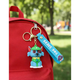 3D PVC Figure Keychain - Paw Patrol - Rocky Recycling Uniform
