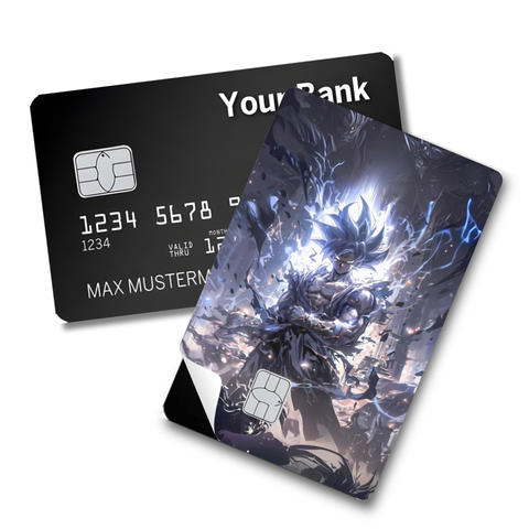 Credit Card Skin Sticker - Dragon Ball - Goku Ultra Instinct