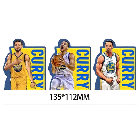 3D Lenticular Sticker - NBA - LeBron James, Kobe Bryant & Michael Jordan Shooting Poses