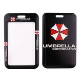 ID Card Badge Holder - Resident Evil - Umbrella Corporation Logo Vertical Black