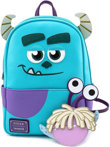Loungefly Mini Backpacks - PIXAR - Sulley with Monster Boo