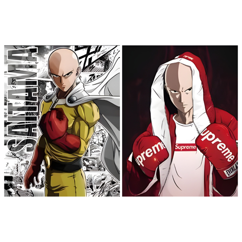 3D Lenticular Poster 12"x16" - One Punch Man - Saitama