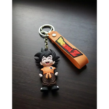 3D PVC Figure Keychain - Dragon Ball Z - Chibi Goku Laughing