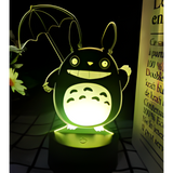 3D LED Night Light - Studio Ghibli - Totoro