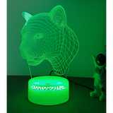 3D LED Night Light - Lion head