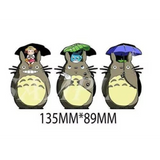 3D Lenticular Sticker - My Neighbor Totoro - Totoro with Umbrella Three Forms