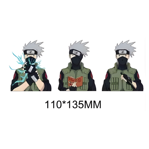 3D Lenticular Sticker - Naruto - Kakashi Hatake with Chidori & Book