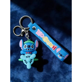 3D PVC Figure Keychain - Lilo & Stitch - Stitch Hawaiian Airplane