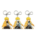 3D Lenticular Keychain - Demon Slayer - Zenitsu Agatsuma