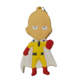 One-Punch Man Saitama Chibi Hero Costume Keychain PVC keychain