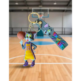 3D PVC Figure Keychain - Tom and Jerry - Tom Basketball Bryant 24