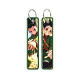 Embroidery Keychain - Hunter x Hunter - Gon & Killua (Nen Battle Scene)