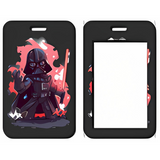 ID Card Badge Holder - Star Wars - Chibi Darth Vader With Red Lightsaber