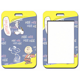 ID Card Badge Holder - Peanuts - Snoopy And Charlie Brown "Hee Hee" Blue