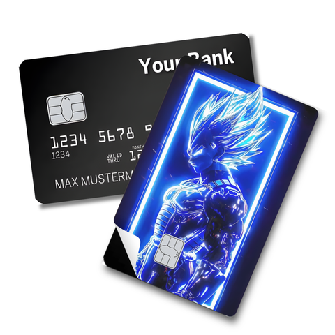 Credit Card Skin Sticker - Dragon Ball - Vegeta Ultra Ego