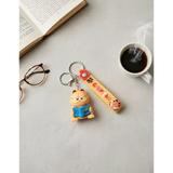 3D PVC Figure Keychain - Garfield - Reading CAT Book
