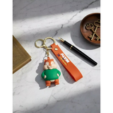 3D PVC Figure Keychain - Alvin Y Las Ardillas - Theodore Green Shirt