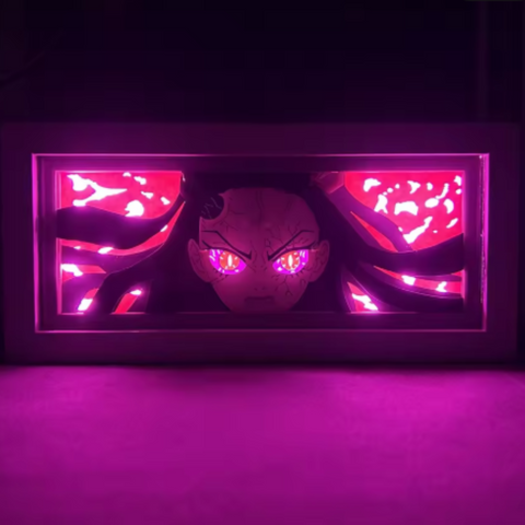 3D Paper Carving Light Lamp - Nezuko - Kamado