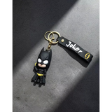 3D PVC Figure Keychain - Batman - Chibi Holding Batarang