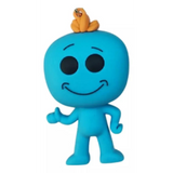 3D PVC Figure Keychain - Rick And Morty - Mr Meeseeks Happy