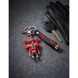 3D PVC Figure Keychain - Five Nights at Freddy's - Foxy With Eyepatch And Guitar