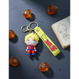 3D PVC Figure Keychain - Dragon Ball Z - Chibi Goku Super Saiyan Variant 2