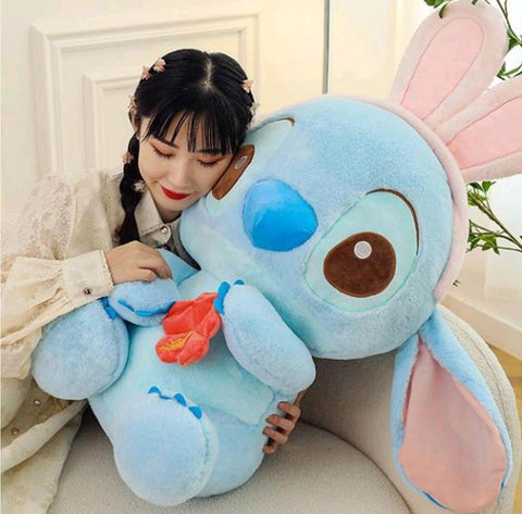 Plush - Disney - Lilo & Stitch - Stitch With Bunny Ears - 95cm