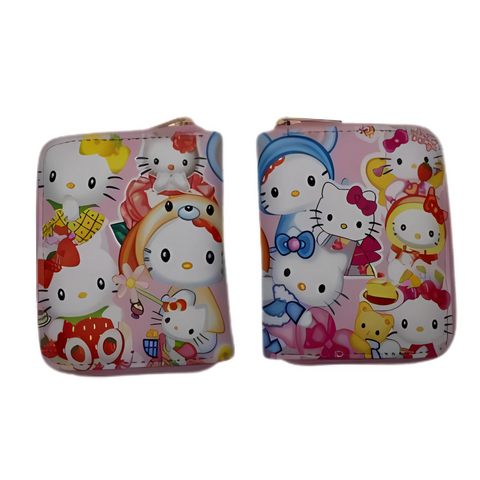 Zippered Short Wallet - Sanrio - Hello Kitty