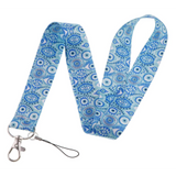 Lanyard - Evil Eye Pattern (Blue)