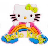 Crocs Charm - Sanrio - Hello Kitty Sitting On A Rainbow