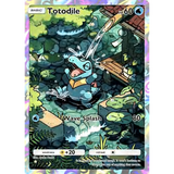 Card Keychain - Pokémon - Totodile basic Illustration Rare