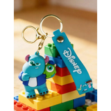 3D PVC Figure Keychain - Monsters Inc - Sulley Holding Mike Monsters U